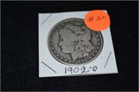 1902-O Morgan Silver Dollar