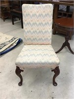 Parsons Style Chair With Queen Ann Legs