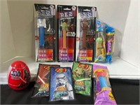 Lot of Starwars PEZ  Jelly Belly Easter