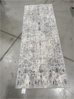 Seveat 2.6 x 7 ft runner rug (gray)