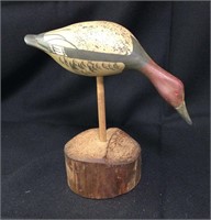 Bob Lee Hand Carved & Painted Bird Nodder