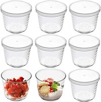 Yarlung 9 Pack 6.8 Oz Small Glass Bowls with