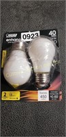 2 40W LED BULBS