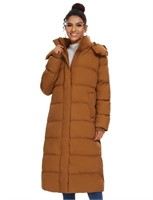 ROYAL MATRIX Women's Long Quilted Puffer Coat,