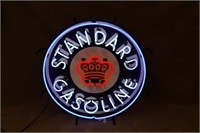 Standard Gasoline Red Crown Neon Light