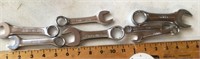 7 Stubby combo wrench set