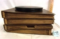 stack 78 rpm record albums/records