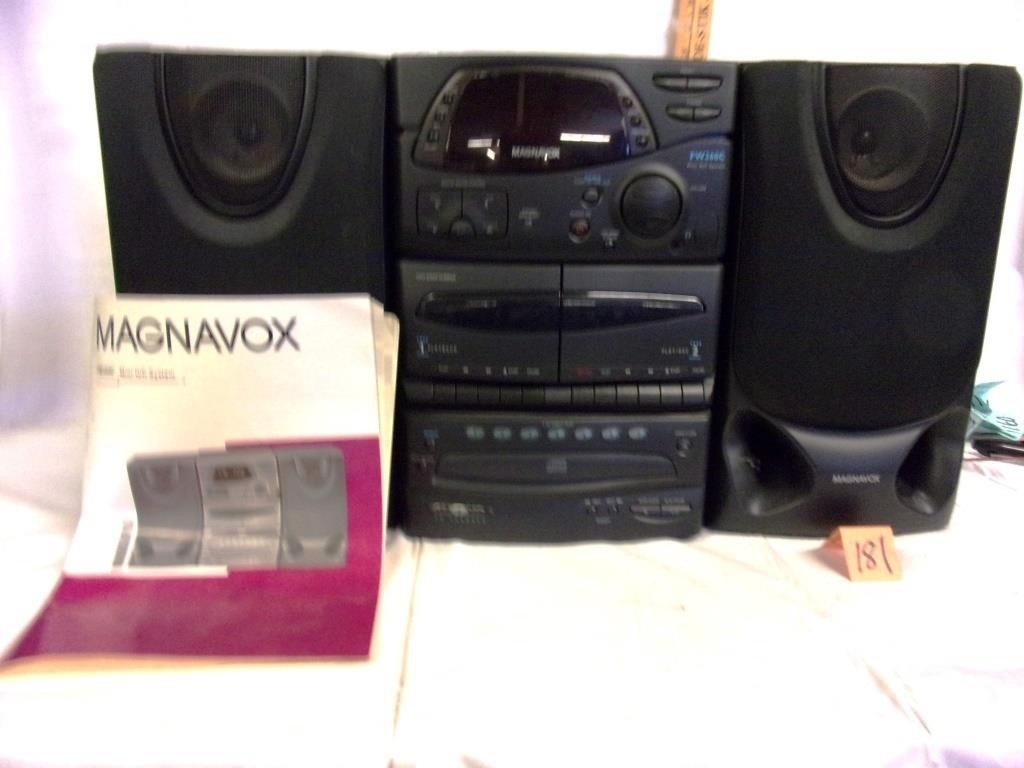 maganovox stereo/speakers