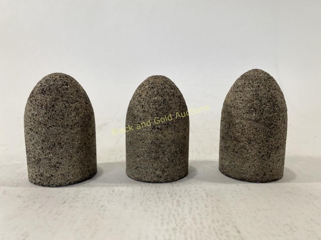 (3) Rounded Resin Cones