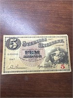 1947 5 Kroner