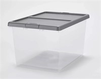 (1) Large Latching Clear Storage Box - Brightroom