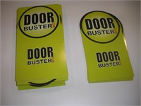 (50+) Door Buster Cardboard Signs  7x13 inches