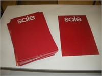 (50+) Sale Cardboard Signs 11x18 inches