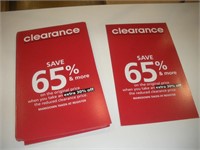 (40+) Clearance Cardboard Signs  11x18 inches