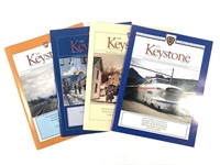 4 Issues Keystone, PA RR Tech & Historical Soc Mag
