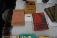 3-old Zane Grey adventure books-1916