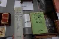 2-old books-Gone With the Wind 1964 & Tom Sawyer