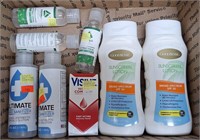 Sunscreen and hand sanitizer lot