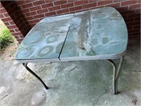 Metal Rimmed Table POOR CONDITION