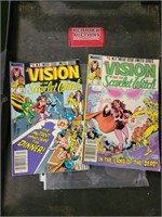 Pair of Marvel Vision Scarlett Witch Comics