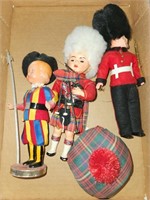 3 vintage European Dolls, Italy, England
