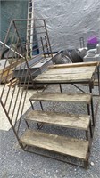 Metal Frame Stairs w/Railing