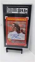 Jaguars Trevor Lawrence Rookie /25 Auto SGC 10