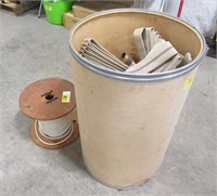 Lot - Fire Hose & Spool of Rope