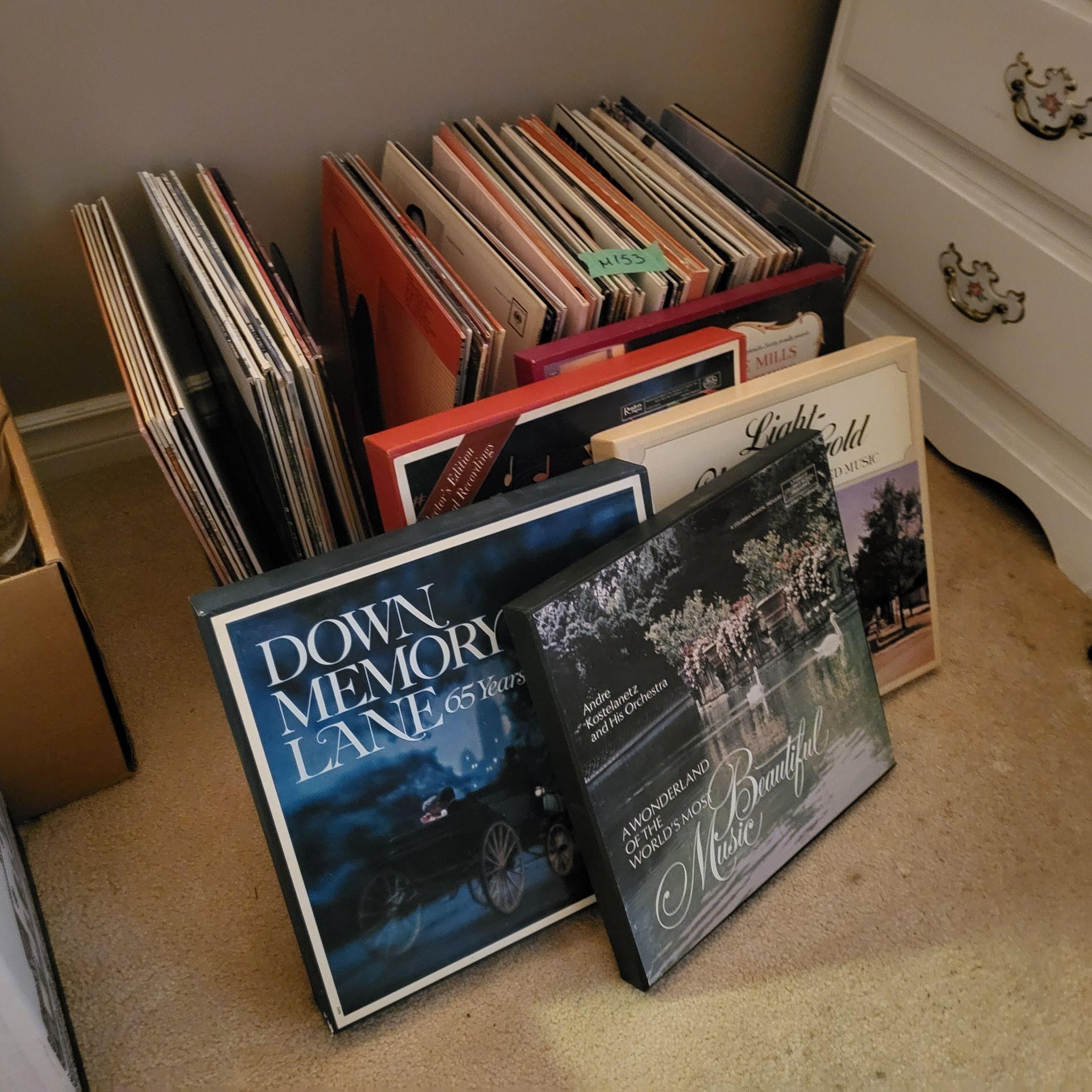 M153 LPs, Boxset Collections and LP holders