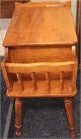 Vintage Nightstand Side Table