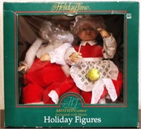 Mr. & Mrs. Claus Christmas Figures in Box