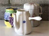 Vintage Sugar Bowls, Tea Pot