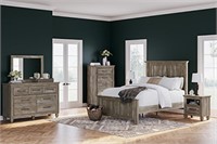 QUEEN ASHLEY YARBECK 5-PIECE PANEL BEDROOM GROUP