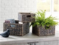 3-Piece Elian Woven Basket Set