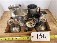 Pewter & Silverplate Items