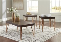 ASHLEY BANDYN 3-PIECE COFFEE & END TABLE SET