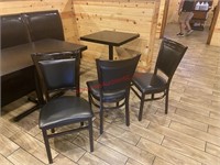 (4) METAL DINING CHAIR