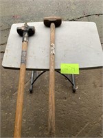 (2) SLEDGE HAMMERS