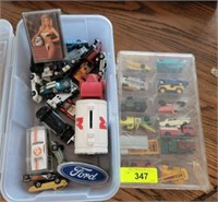 VINTAGE CAST COLLECTOR CARS, MISC TOYS
