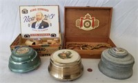 African Trade Beads, Spools, Cigar Boxes & More