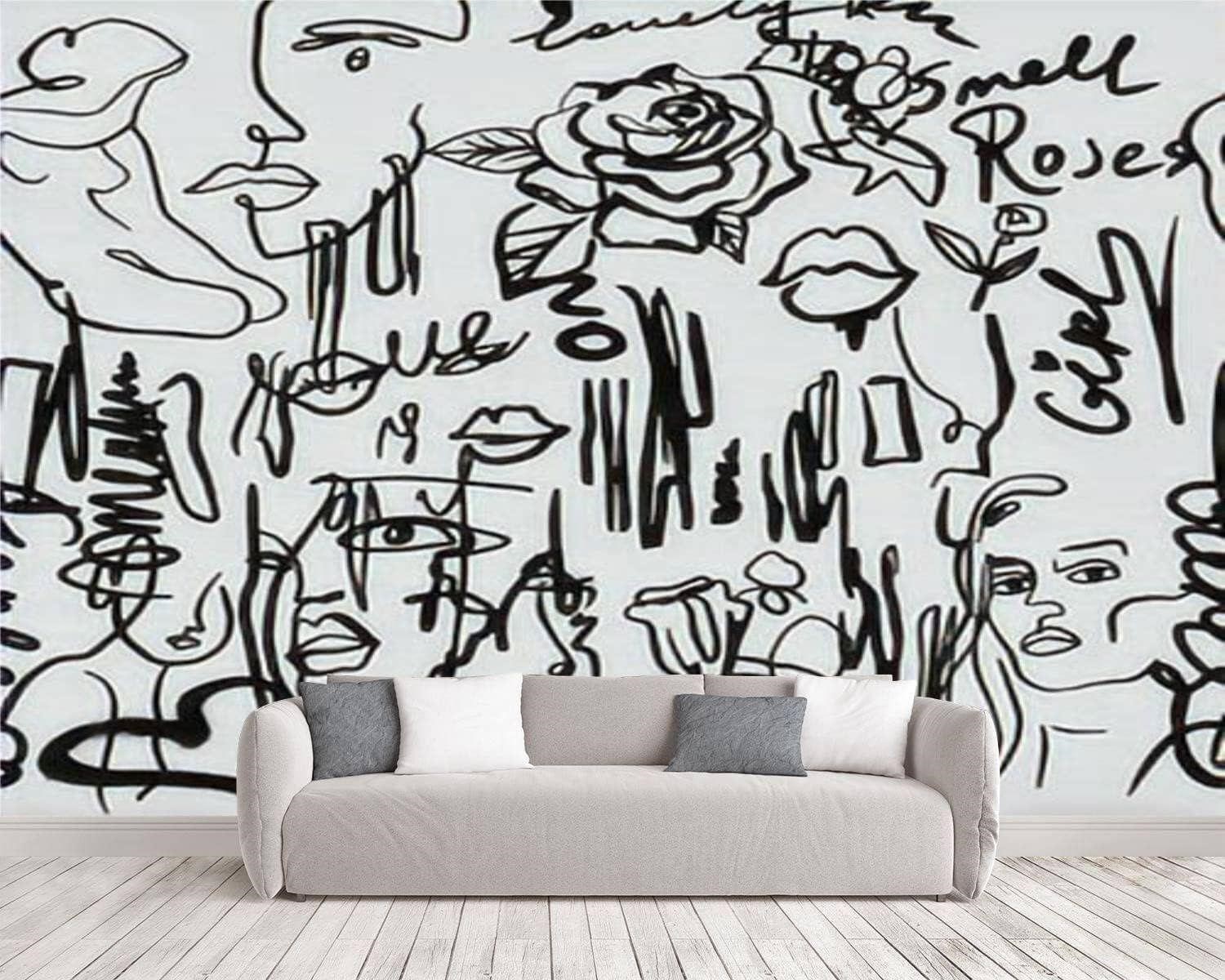 Peel and Stick Wallpaper Bedroom Wall Mural