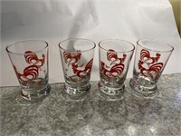 Rooster glasses