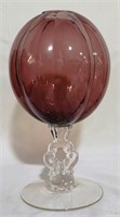 Cambridge Amethyst Keyhole Vase