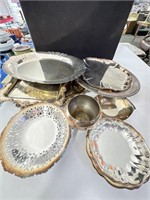 10 PCS OF ASSORTED SILVERPLATE ITEMS