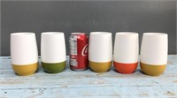 Vtg. Thermos drinking cups (plastic)