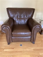 Jaymar Leatherette Overstuffed Chair Made In