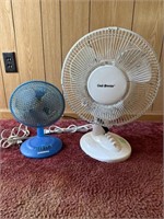 Cool breeze oscillating fan, Small blue