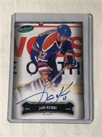 Jari Kurri Autographed Hockey Card