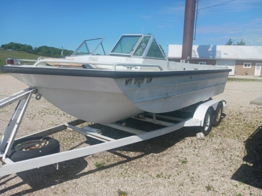 1980s 20 Ft Trailer Mate Boat Trailer