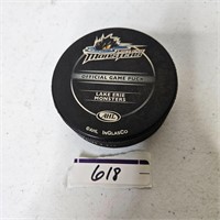 Lake Erie Monsters Official Game Puck